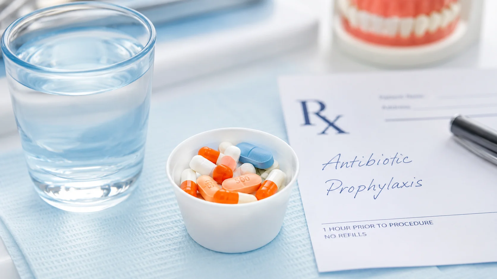 Profilaktik antibiyotik tabletleri ve kapsülleri klinik sunum