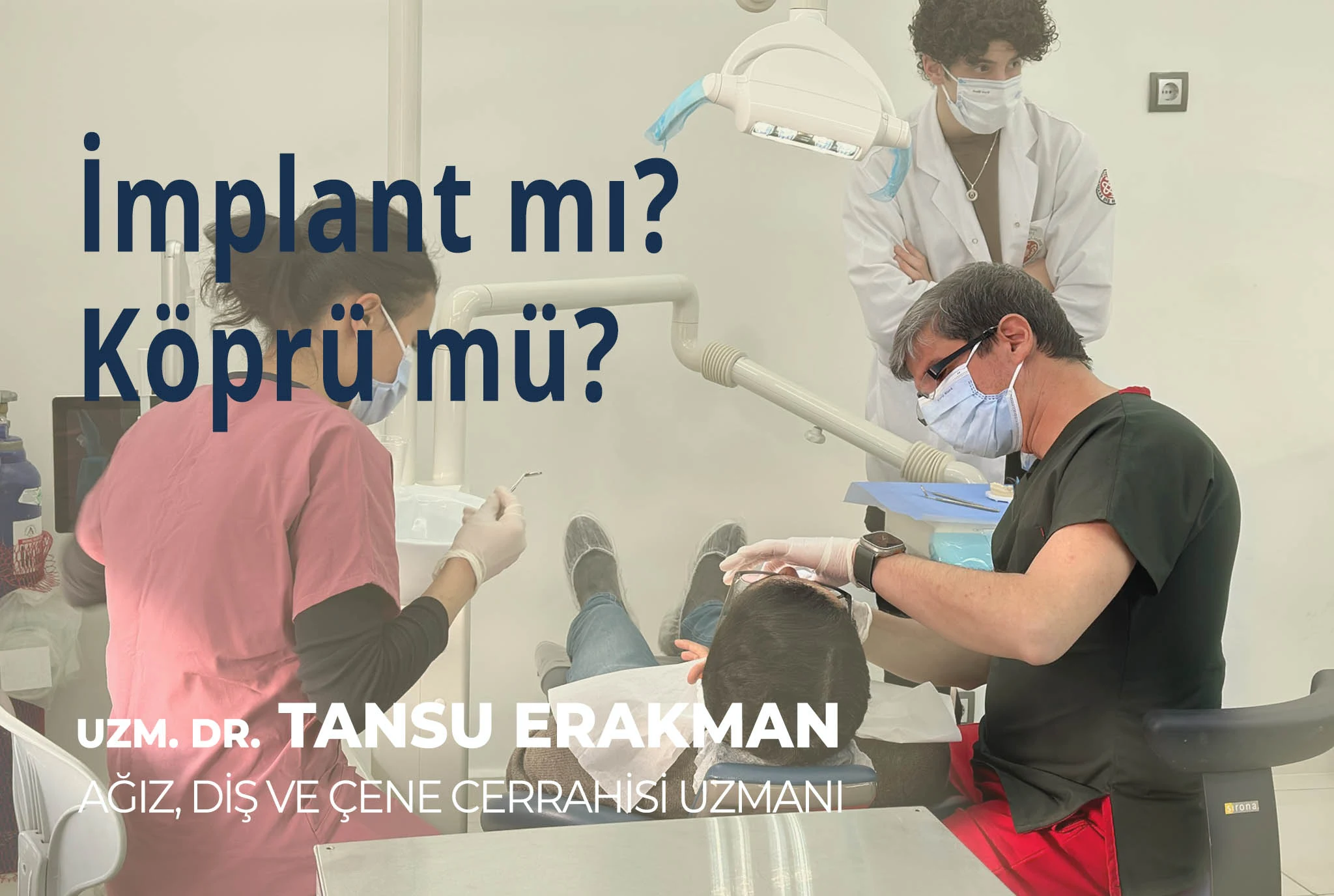 Periimplantitis ve implant çevresi takip