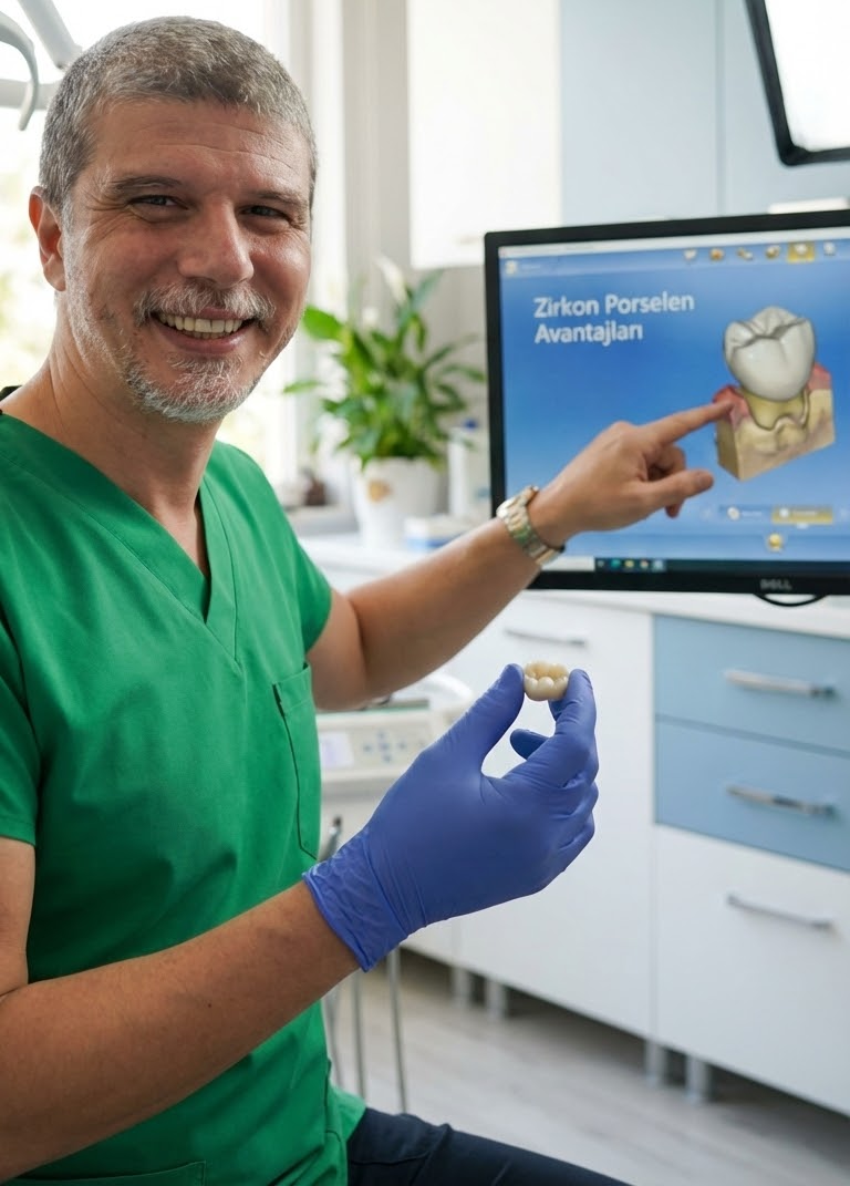 Zirkonyum diş yapılırken ağrı ve hassasiyet yönetimi