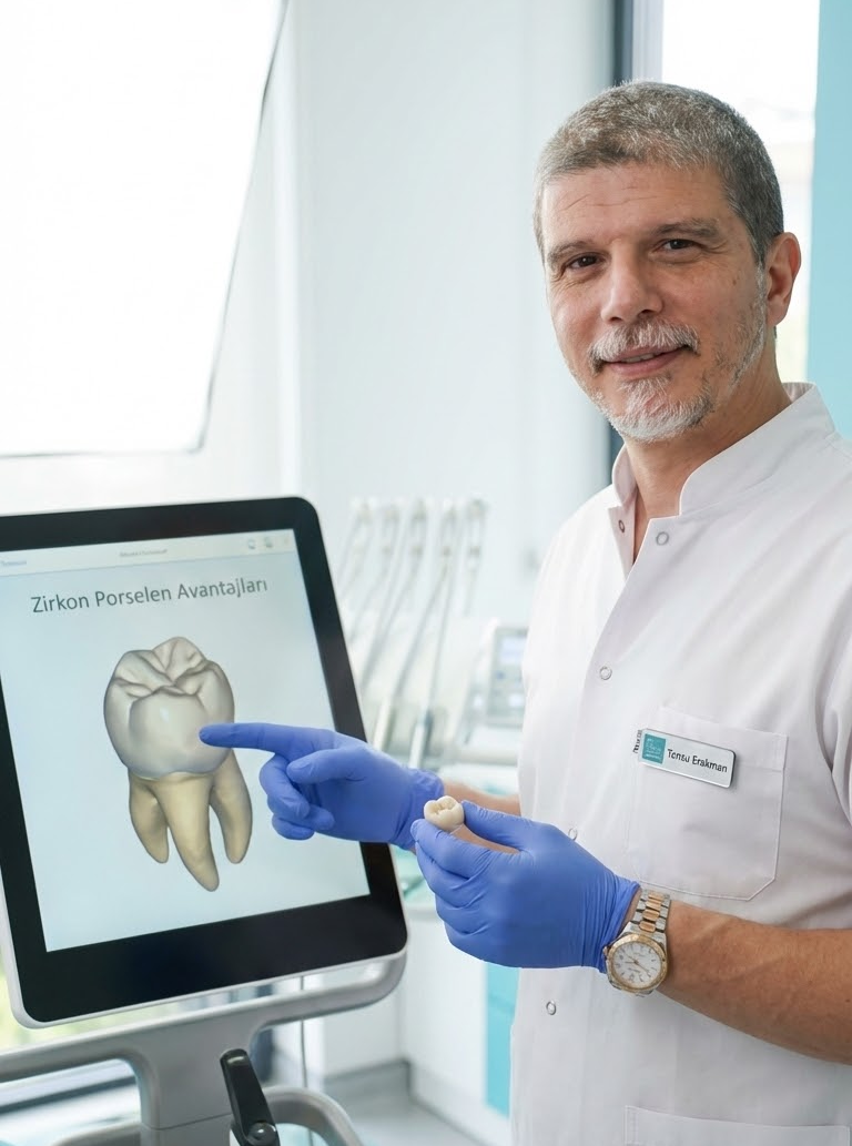 Zirkonyum kaplama renk değişimi ve beyazlatma bilgisi